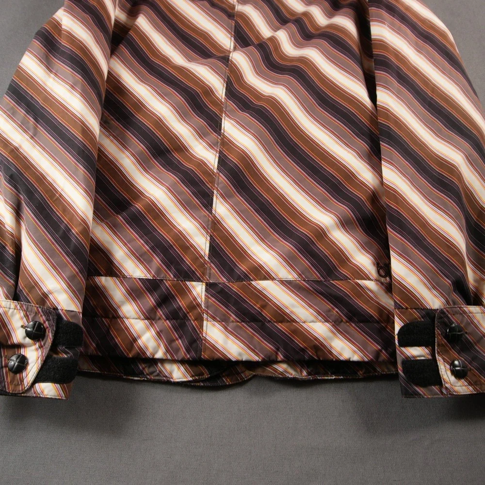 VTG Y2K Burton Striped Dryride Insulated Men Jacket S Snowboard Ski Retro Skate